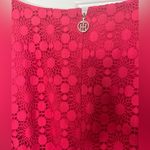 Tommy Hilfiger Women’s Red Lace Dress Size 8 - Picture 6 of 9